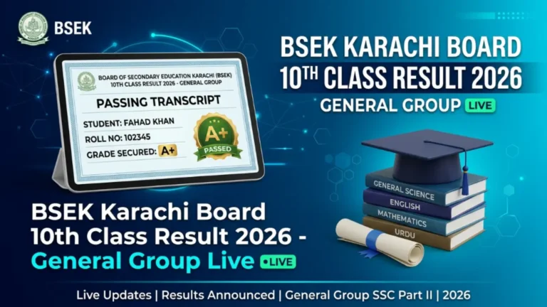 bsek karachi 10th class result 2026