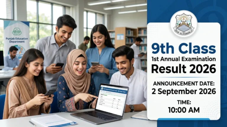 BISE Gujranwala 9th Class Result 2026