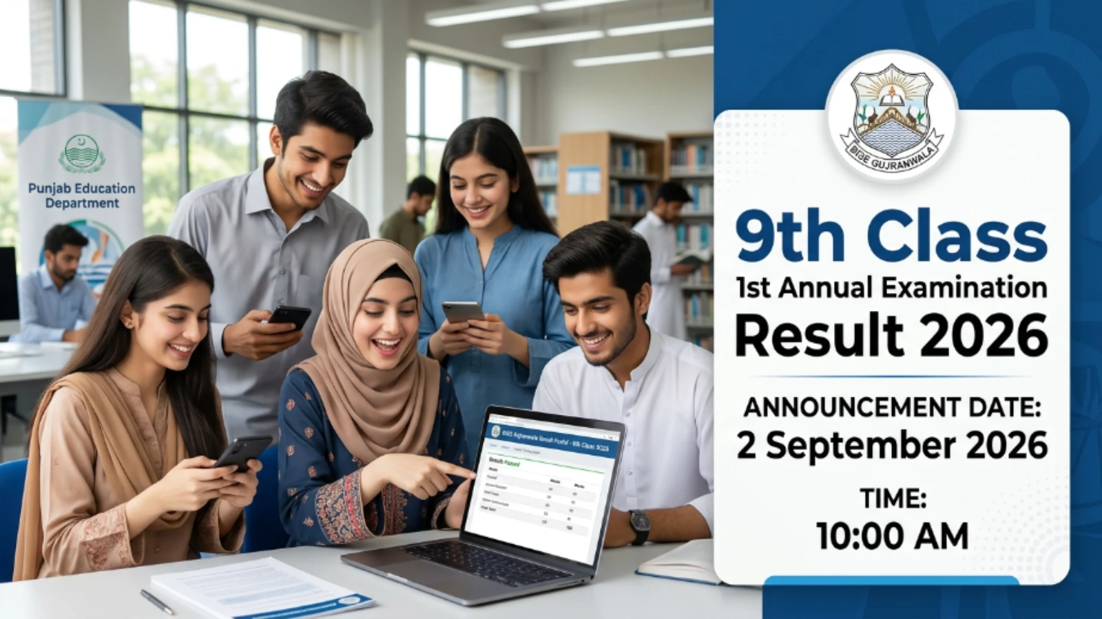 BISE Gujranwala 9th Class Result 2026
