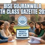 BISE Gujranwala 12th class gazette