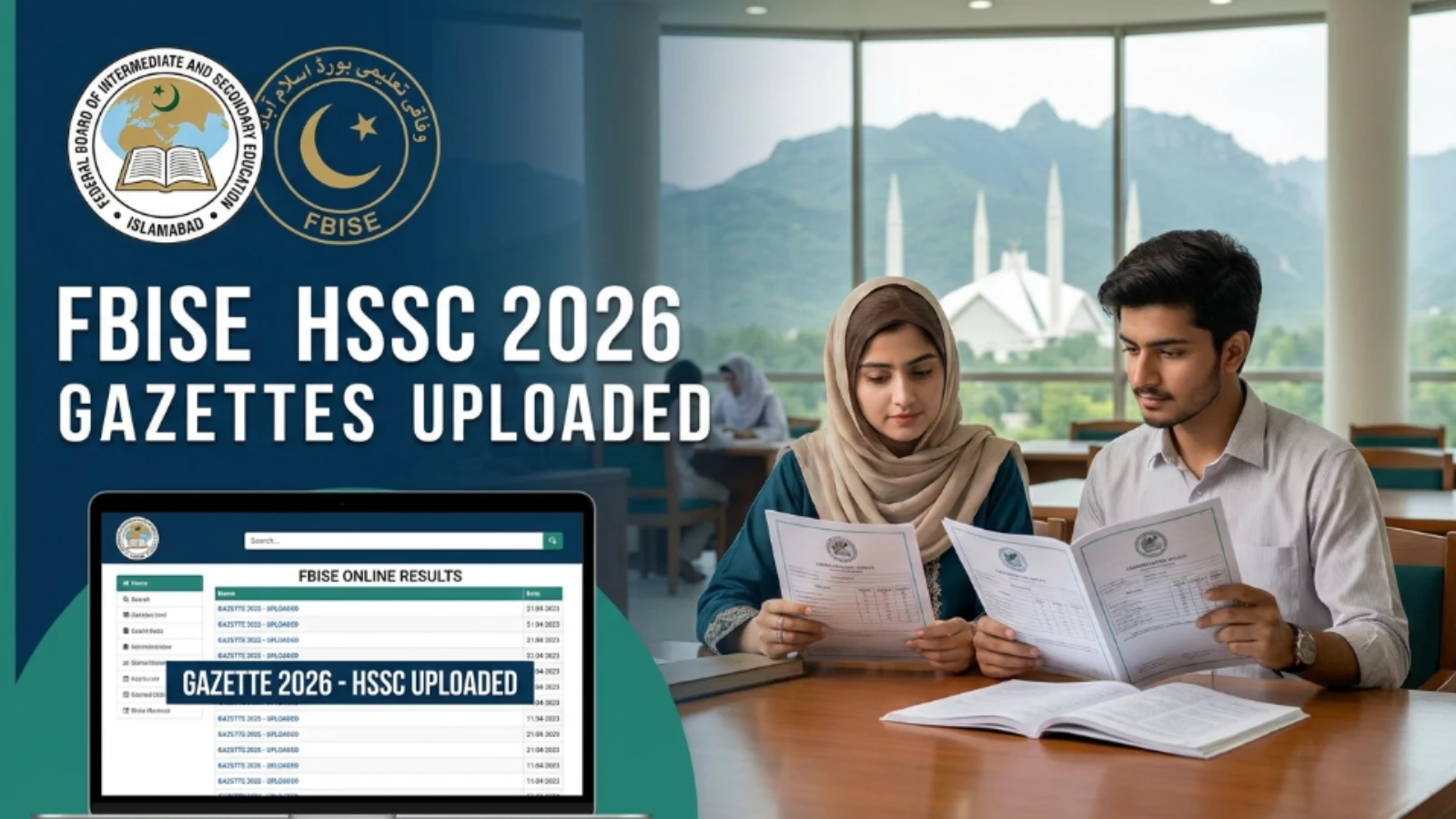 FBISE Result Gazette 2026